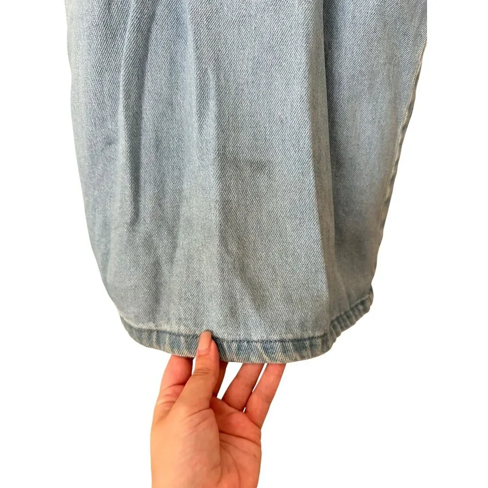 STELLA MCCARTNEY Jewel-Embellished Girls Denim Dress 8Y